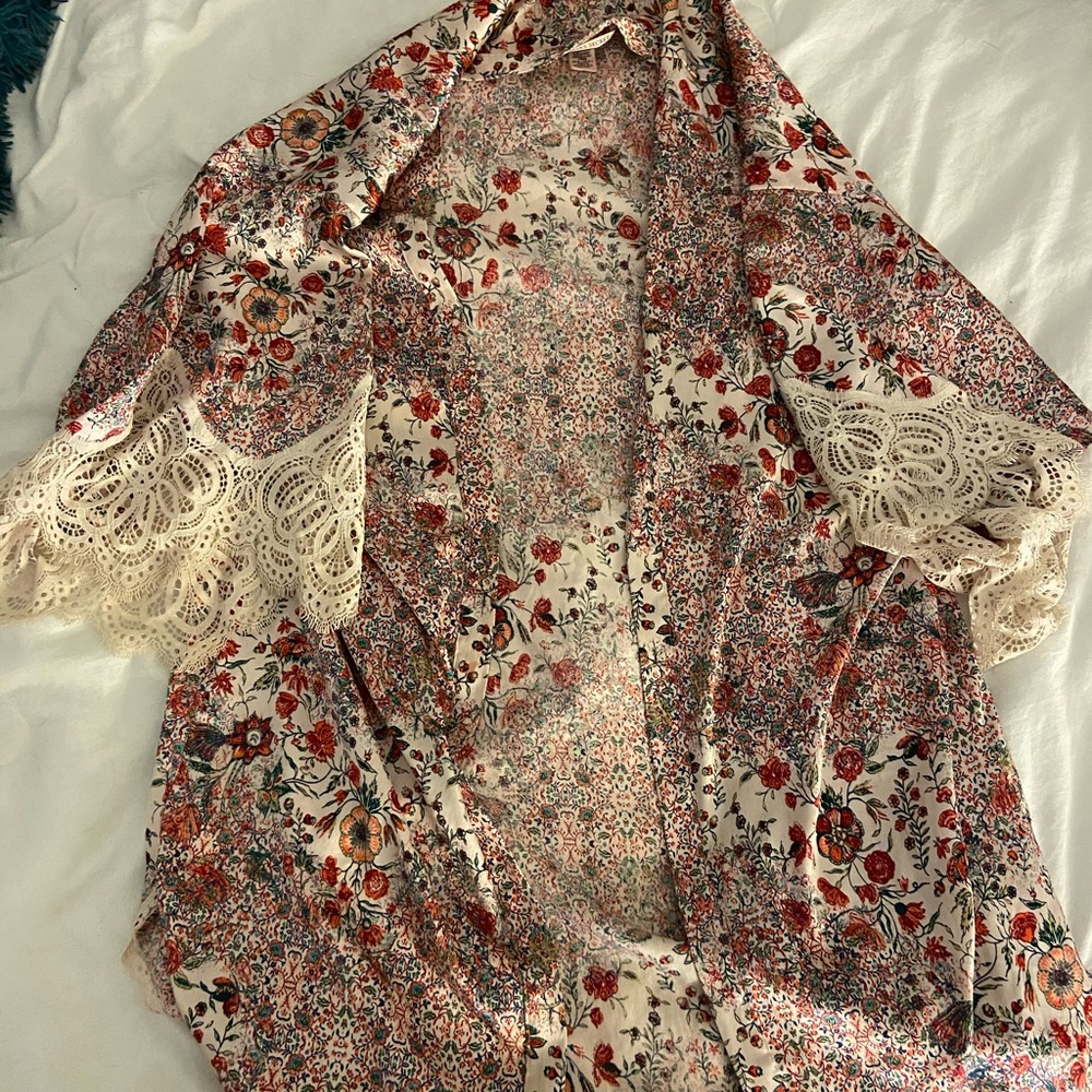 Victoria Secret long silky kimono